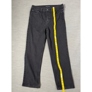 Calvin Klein Jeans Womens Size 10 Straight Leg Black Denim CJJGS00015 CJOB4768